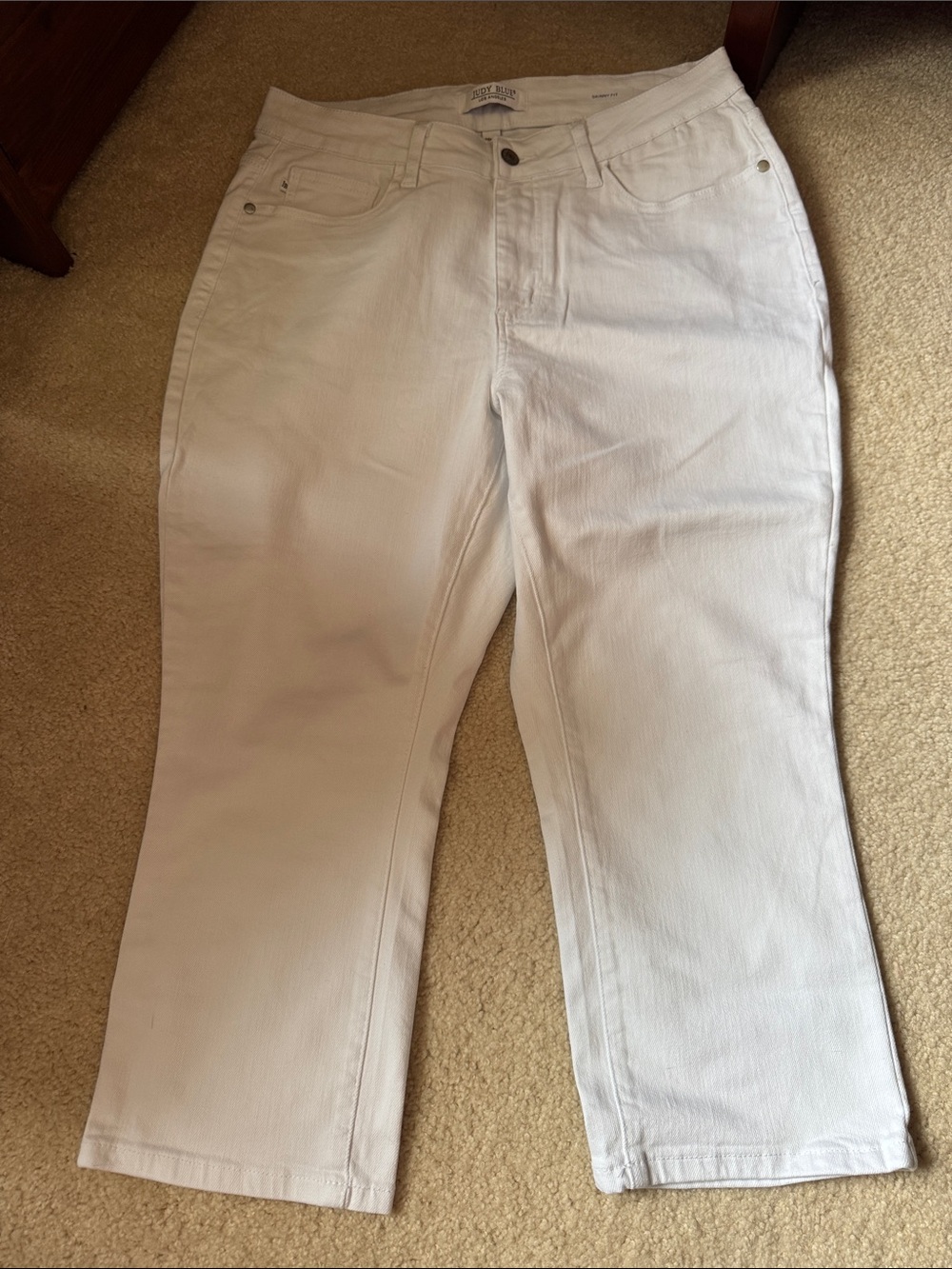 White Women’s Jeans - Classic Straight Fit